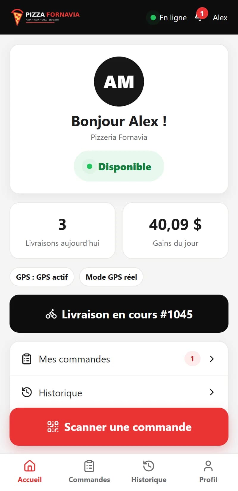 Delivery App — Driver app