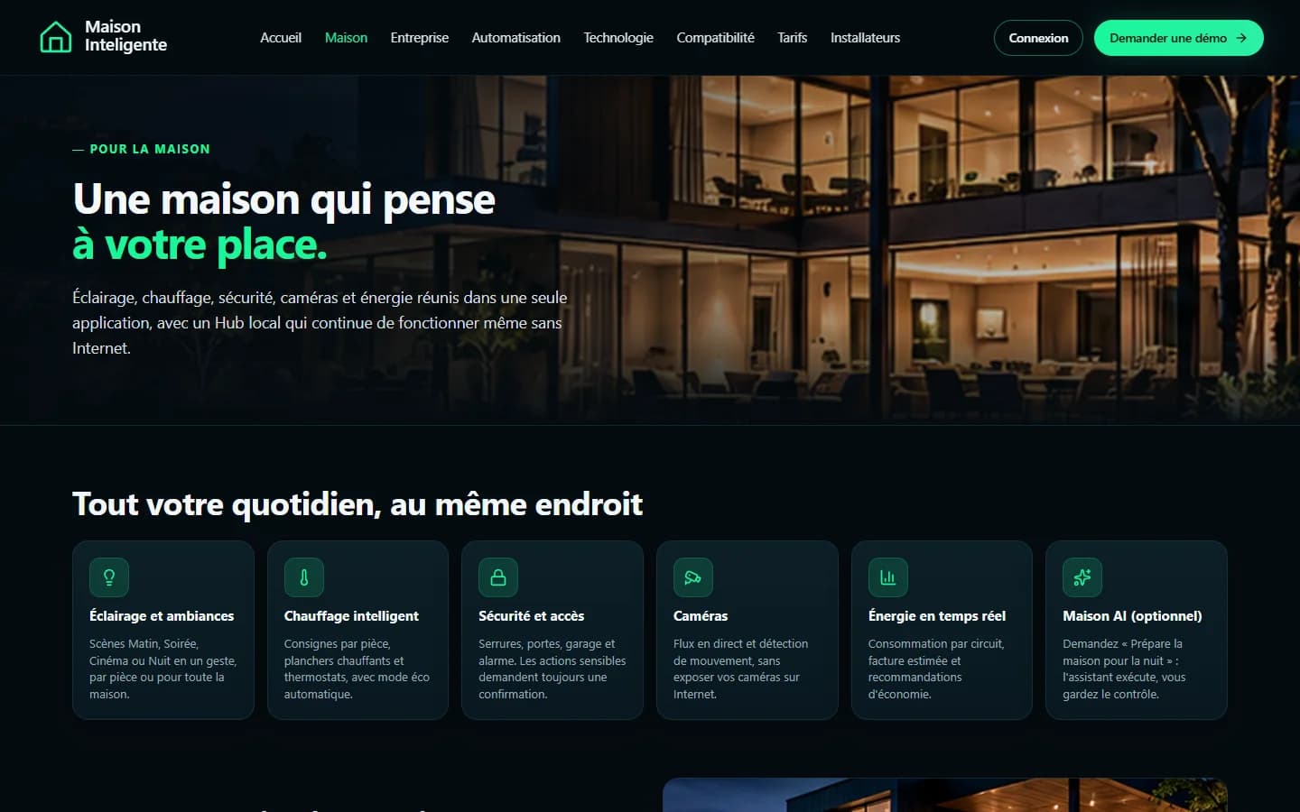 Maison Inteligente — For the home