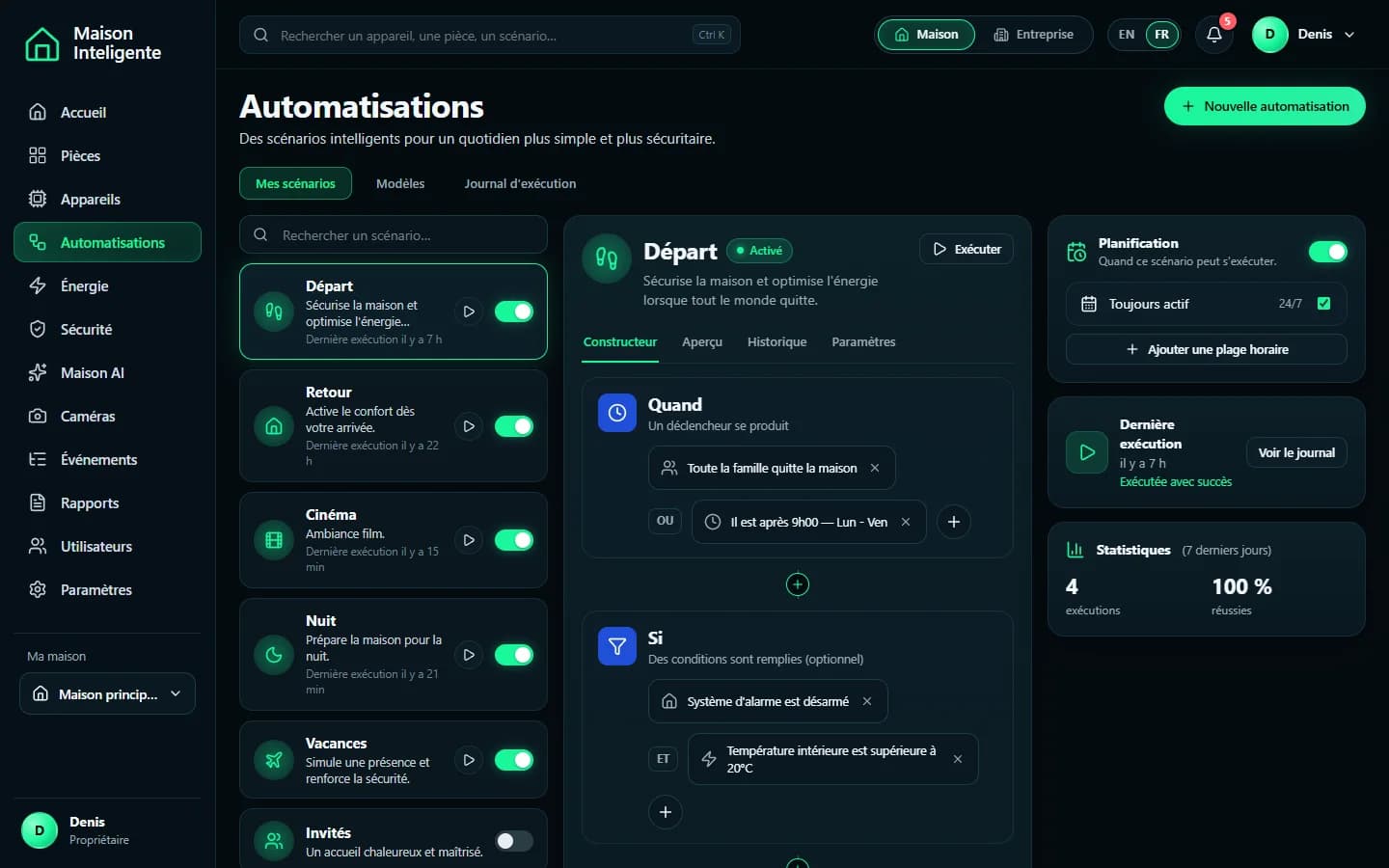 Maison Inteligente — Automatisations