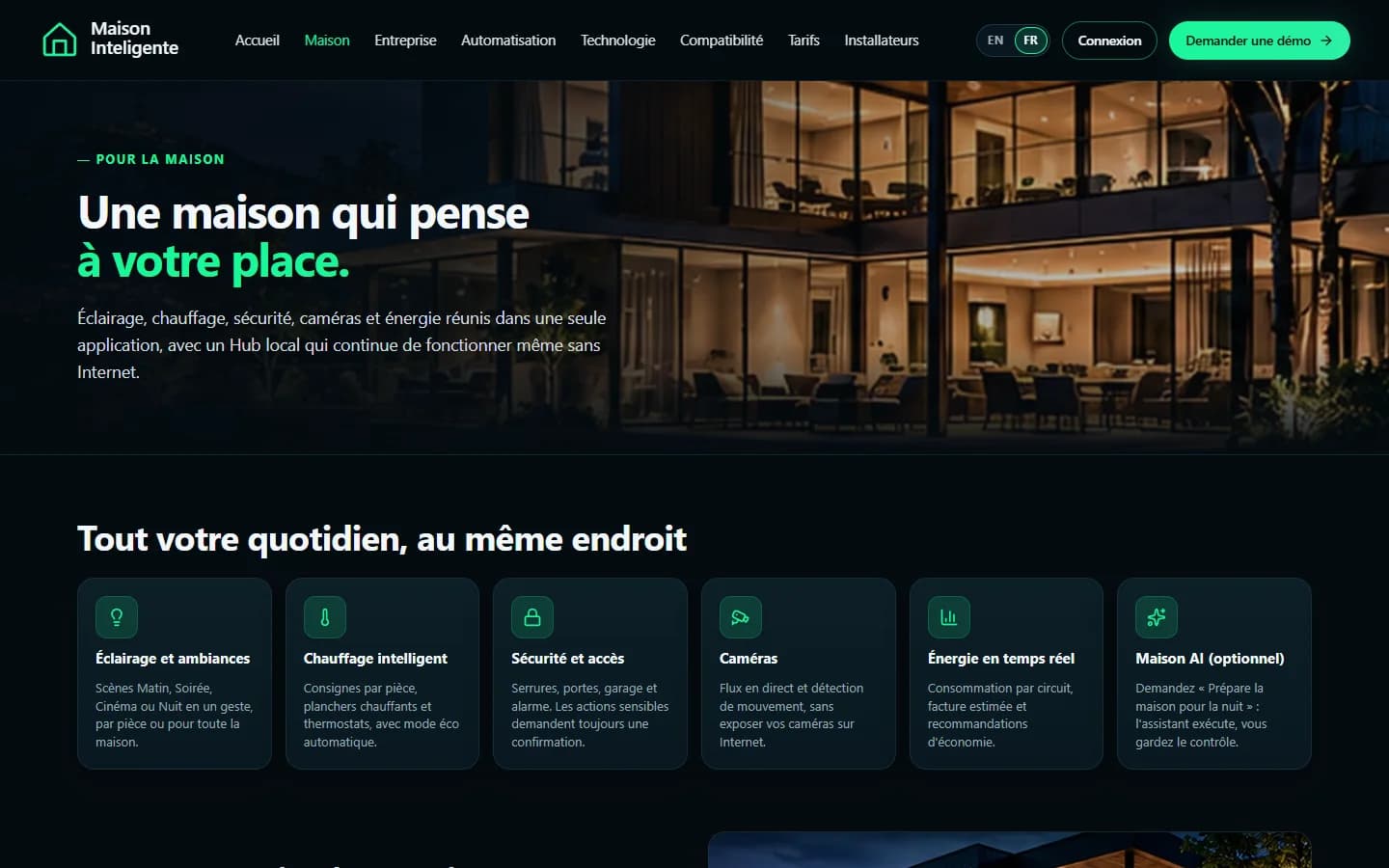 Maison Inteligente — Pour la maison
