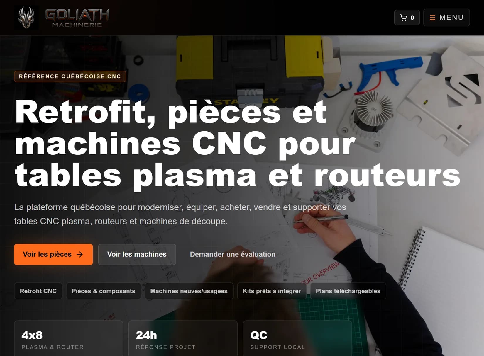 Goliath CNC — Accueil